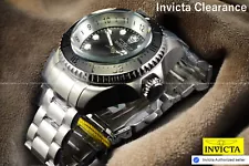 Invicta Hydromax 52mm Black Dial Men's Stainless Steel Bracelet Swiss Watch