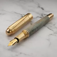 Prototype Model Wancher Stabilized Wood Beige Schmidt Iridium F Nib Fountain Pen