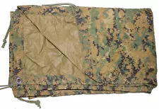 USMC Military MARPAT Woodland Digital REVERSIBLE FIELD TARP Tarpaulin 90x80 GC