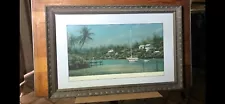 Tripp Harrison Heading Out Signed # 597/1950 Picture 11.3 x 22 Frame 19.5 x 30.2