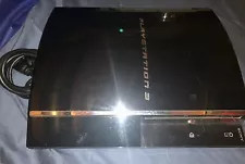 Sony PlayStation 3 60GB PS3 CECHA01 Backwards Compatible PS1 PS2 - No Controller