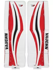 New Vaughn Xr Pro Sr goalie leg pads 35"+2 Black/Red V7 Velocity senior hockey