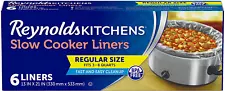 Slow Cooker Liners Kitchen Chef Recipes Crock Pot Cook Liner Bags BPA Free 13x21