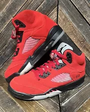 Nike Air Jordan 5 Retro GS Raging Bull (2021) Sz 5.5Y Men5.5 440888-600 Red Shoe