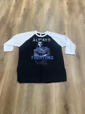 Supernatural Always Keep Fighting AKF Long Sleeved Shirt Jared Padalecki Large