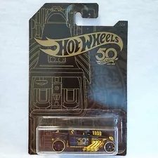 Hot Wheels 50th Anniversary Bone Shaker #1 Black 1:64 Scale For Sale