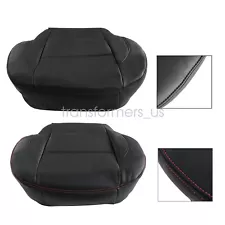 2005-2015 Driver & Passenger Bottom Seat Cover For Nissan Titan Black