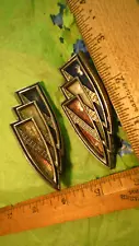 AV12 Buick Wildcat Trishield Roof Emblems Vintage 1970 BUICK WILDCAT LeSABRE