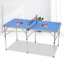 New ListingFoldable Ping Pong Table with Net Indoor Outdoor Tennis Table Ping Pong Foldable