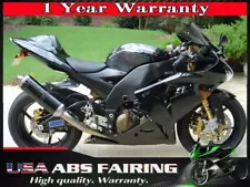 NTB Injection Glossy Black New Fairing Kit Fit for Kawasaki 2004 2005 ZX10R e008