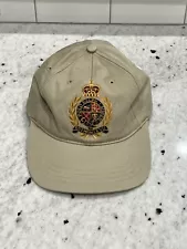 Polo Ralph Lauren Vintage NOS Crest Hat Sportsman Hi Tech Country Rare Khaki Dad