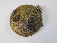 47MM REPEATER POCKET WATCH MOVEMENT UNSIGNED FOR PARTS RESTORATION