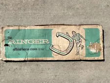 Vintage The Ringer Horseshoes Official Regulation Complete Box Has Issues READ!