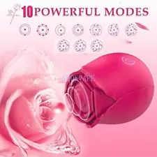 Personal-Massager-for-Women-Clit-Pump-Sucking-Rose-Vibrator-Sucker-10 Speeds