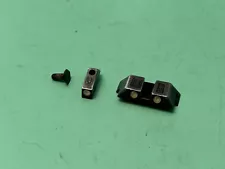 USED FACTORY OEM GLOCK NIGHT SIGHTS BLACK WITH SCREW 17 22 23 19 34