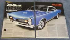 1967 Pontiac GTO Article "25 Year Resto" 360hp Ram Air