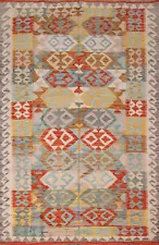 Flatweave Reversible Tribal Kilim Kelim Rugs Handwoven Wool Carpets 6x8 ft