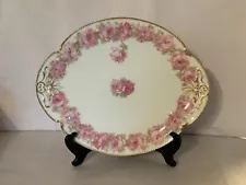 Beautiful Haviland Limoges DROP ROSE Platter - 10 5/8"