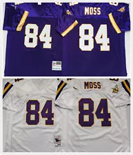 Vintage Randy Moss #84 Vikings Throwback Stitched Jersey