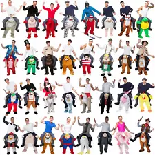 Shoulder Carry Me Ride On Piggy Back Fancy Dress Costume Outfit Mens Ladies New