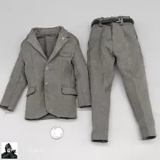 1:6 scale Dragon Mens Gray Suit for 12" Figures Detective Police Agent Spy