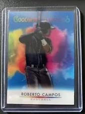 2021 Goodwin Champions SPLASH OF COLOR LENTICULAR Roberto Campos SP RC Tigers