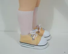 YELLOW Canvas Tennis Doll Shoes For 16" Disney Animators Collection (Debs*)