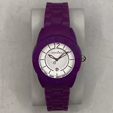 PANDORA Watch, Purple Strap, Water Resistant 10ATM, Mineral Glass TA#711