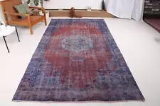 5.3x9.9 ft Large Rug, Handwoven Rugs, Turkish Rugs, Vintage Rug, Kitchen Rug