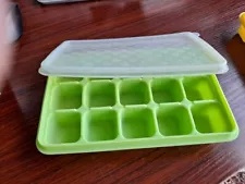 Ice Cube Trays with Lids 2 Pack Small Food Grade Silicone BPA Free for Freezer