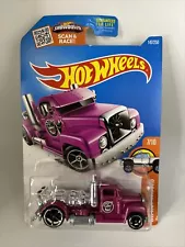 2016 Hot Wheels TURBINE TIME #147 pink - HW Hot Trucks - 1:64 Semi Truck DHR53