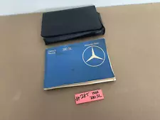 1982 Mercedes Benz 380SL Convertible Owners Manual !!! SUPER ROUGH !!!