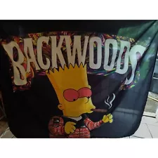 Large Backwoods Bart Simpson Smoking Wall Tapestry