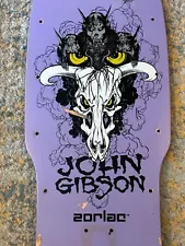 Vintage Zorlac John "TEX" Gibson Pushead art, Purple dip color, OG, Rare