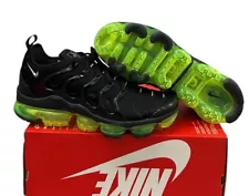 Nike Air VaporMax Plus Black Volt 924453-015 Men's Size 11 No Lid