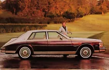 1981 Cadillac Seville Sedan, Very Sharp USA Litho Dealer's Advertising Postcard