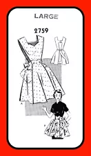 vintage apron patterns for sale