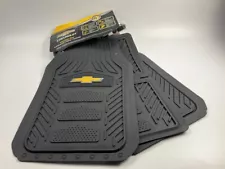 Chevy Weatherpro Black SUV Car Truck Heavy Duty All-Weather Rubber Floor Mats (For: 2014 Chevrolet Diesel)