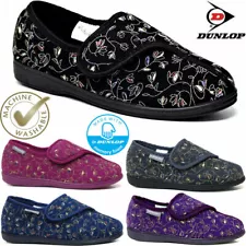 LADIES DIABETIC ORTHOPAEDIC EASY CLOSE WIDE FIT MACHINE WASHABLE SLIPPERS SHOES