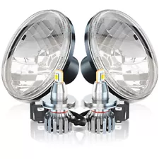 7" Round LED Headlights Hi/Low For C20/30 Pickup 61-1974 Chevy Truck 47-1957