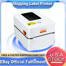 Thermal Shipping Label Printer 4x6 Bluetooth iOS Android for Amazon EBAY USPS