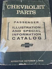 1967,1968,1969 Camaro Chevelle GM original Parts Manual