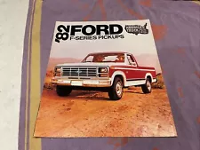 Original 1982 Ford F-Series Pickup Sales Brochure F-100 F-150 F-250 F-350