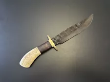 Vintage 1995, Ccox Custom, Stag Hunting Bowie Knife