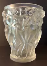 Lalique Frosted Large Bacchantes Vase Chipped 1 Of Over 400 Of Lalique Listings