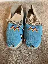 New ListingNative American Indian Ceremonial Beaded Moccasins