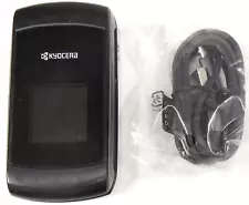 Kyocera Kona S2150 - Black and Gray ( Cricket ) Very Rare Flip Phone - Bundled