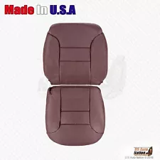 1997 Chevy Silverado Tahoe Suburban Passenger Bottom & Top Leather Cover Red