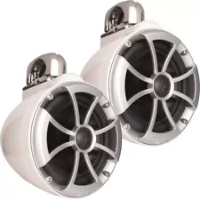 Wet Sounds ICON8 8" Fixed Clamp Tower Speakers - White (Pair) - Used Open Box