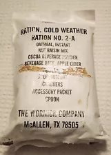 Ration Cold Weather RCW 1998 Warnick Unopened Vintage Artic MRE